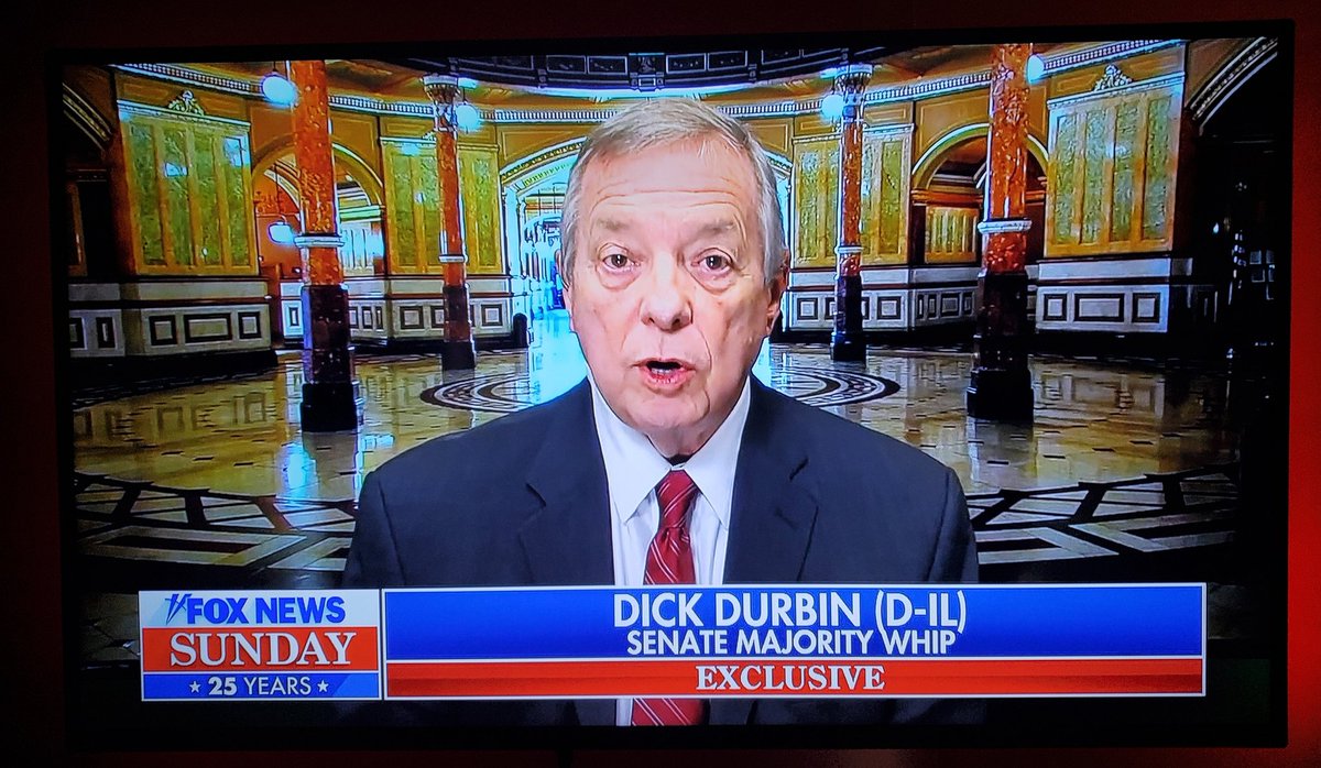 JodyCas63143090's tweet image. The "Jan 6th episode..."
 First time I've heard a Democrat refer to the Capital protest event as an "episode".  Durbin on Fox News Sunday this a.m.  Peaceful protest where one peaceful protester was murdered at the hands of a rouge capital police officer.  
#NotAnInsurrection
