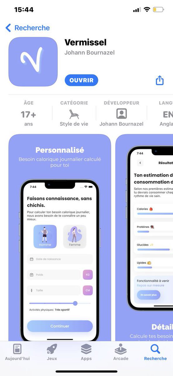 vermissel's tweet photo. Vermissel est enfin disponible sur l'App Store. 🔥
https://t.co/HtPZwSMetz https://t.co/BxigiuyDYw