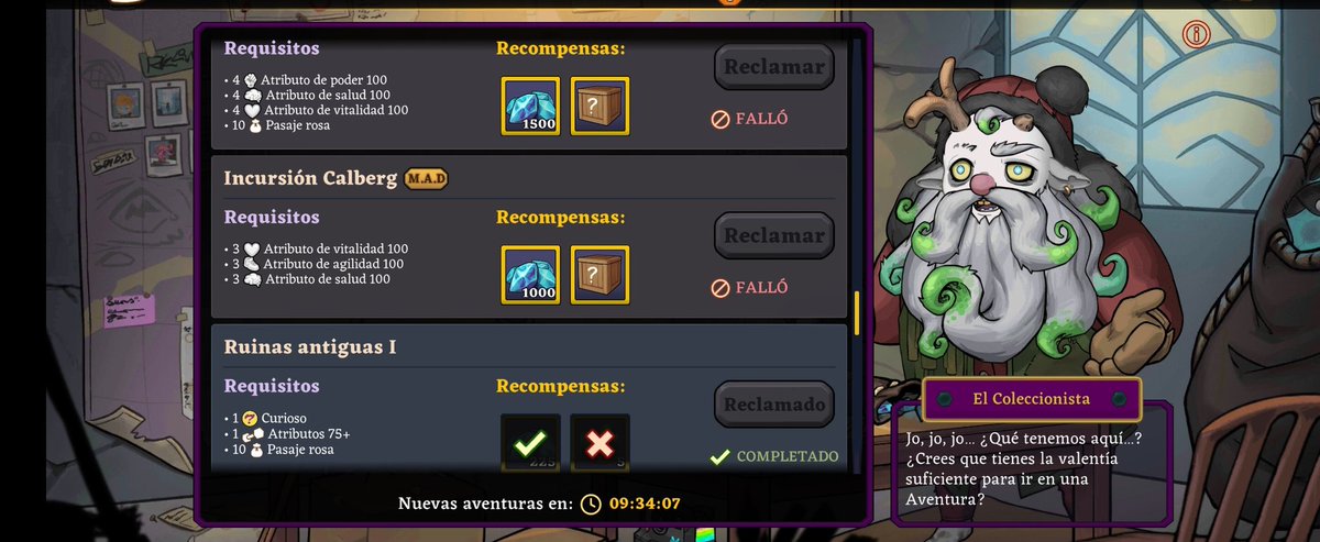 <a href="/devikins_game/">Devikins</a>
<a href="/snsjr/">정창민</a>
<a href="/DevikinDealer/">DevikinDealer</a>
#devikins
#gamefi

For some time now, the percentage of failed adventure missions has increased considerably, in fact, most of them fail. I don't know what has changed in the game, but I think they are doing it very badly.