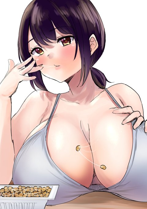 納豆食すお姉さん 