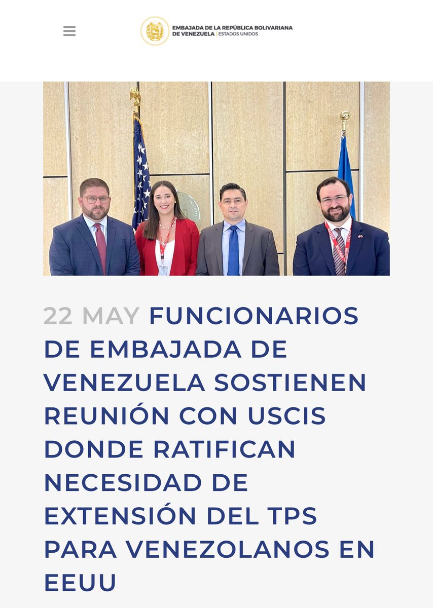carlosvecchio's tweet photo. El #TPS para venezolanos en EEUU debería ser renovado y redesignado a venezolanos que llegaron durante 2021.

Desde hace meses esa ha sido nuestra petición a la administración Biden. Esperamos sea acogida. Refugiados Venezolanos necesitan protección frente a dictadura de Maduro. https://t.co/7UI6ZiP7Fu