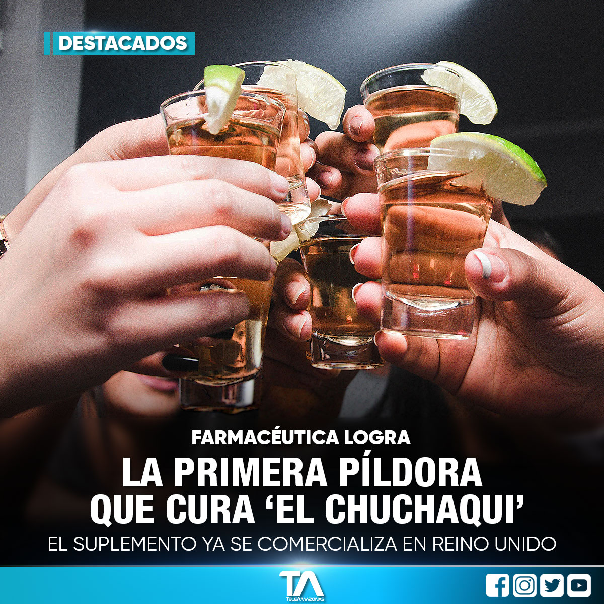 #LOMÁSVISTO | ¡La #ciencia responde a las súplicas! Farmacéutica logra la #primera píldora que cura 'el chuchaqui' (resaca) de manera efectiva. ow.ly/4JVb30snJLk
