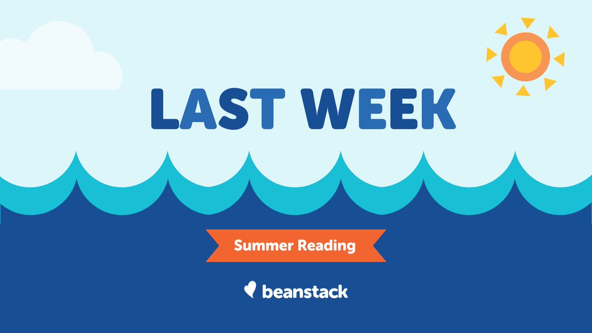 beanstackapp's tweet photo. The final days of #SummerRead2022 are upon us! Log your reading now π #BeanstackSummer22 #KeepReading https://t.co/OG1SQ48bKa
