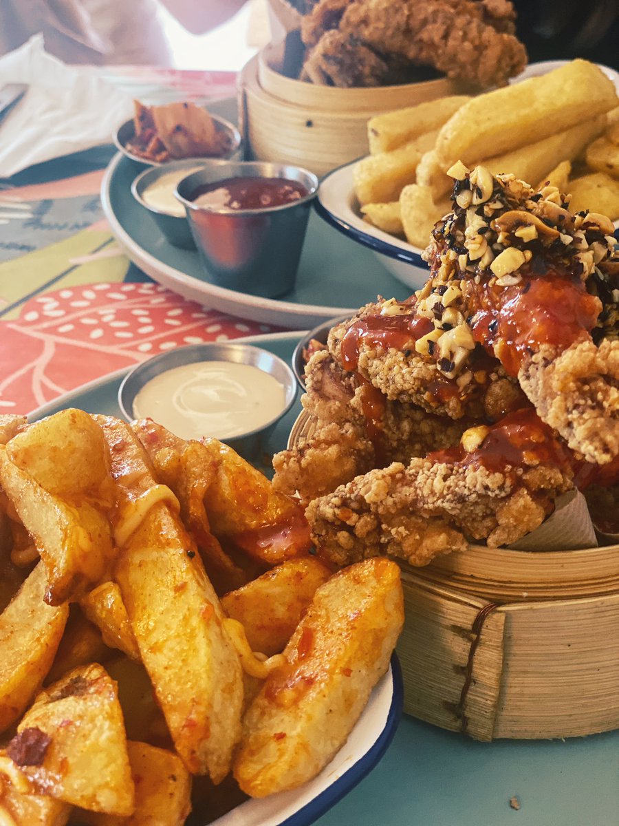 delicious fried chicken in <a href="/EatatNook/">Nook.</a>