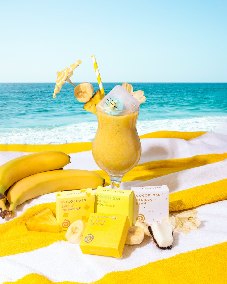 meetcocolab's tweet photo. 🍌 🏖️ BEACH BANAN-ZA GIVEAWAY!  🏖️🍌

5 lucky floss fanatics will win our *new* Beach Bananaza 4-Spool Set!

☀️ Follow us @getcocofloss
☀️ Like this post
☀️ Tag a flossy friend
☀️ Bonus entry > share to your stories and mention us
.
.
.
.
#giveaway #cocofloss #stayflossy https://t.co/Wgwnq1YZbu