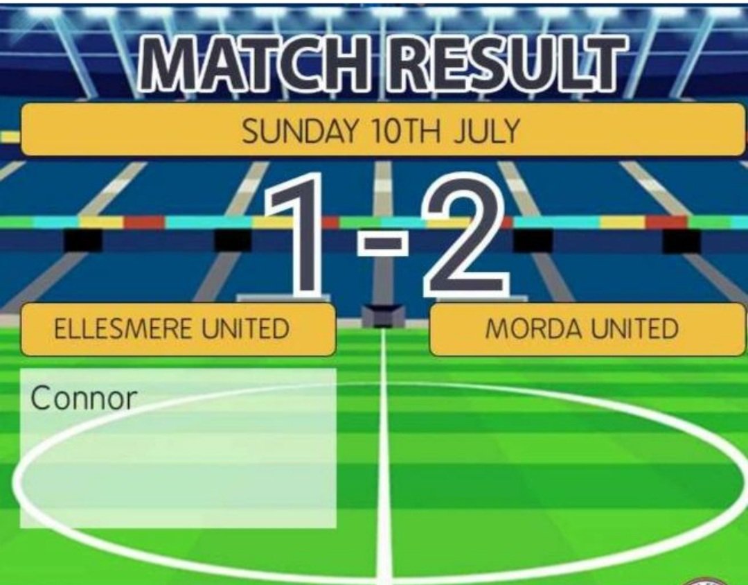 EllesmereUtd's tweet photo. Really unlucky not to get anything today.

We go again next Sunday 🟡🔵 https://t.co/Yrkutxkh1Z