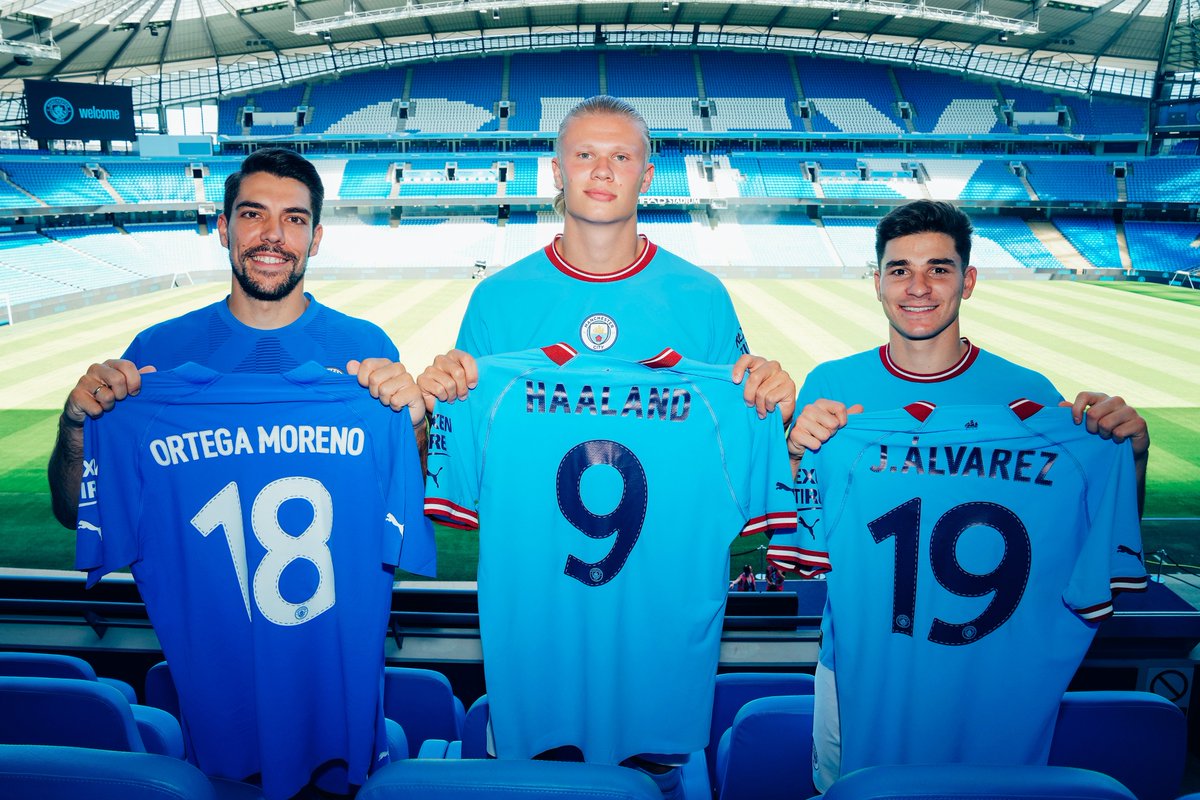 ManCity's tweet photo. Welcome 💙

#ManCity https://t.co/gvOVniS24r