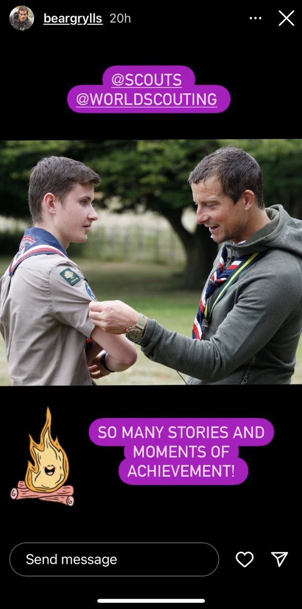 WokinghamScouts's tweet photo. One of our own… https://t.co/fvoD8h5BUs