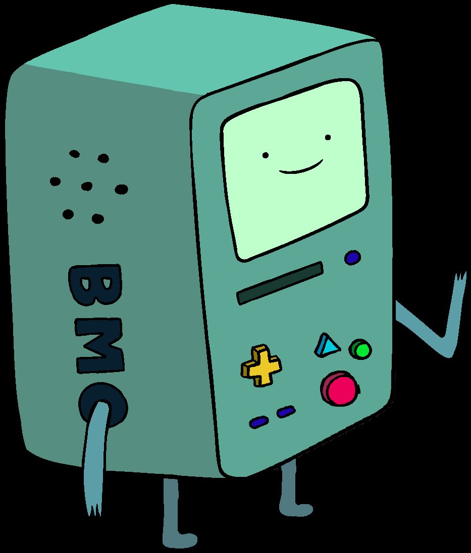 The character BMO from the cartoon Adventure Time.