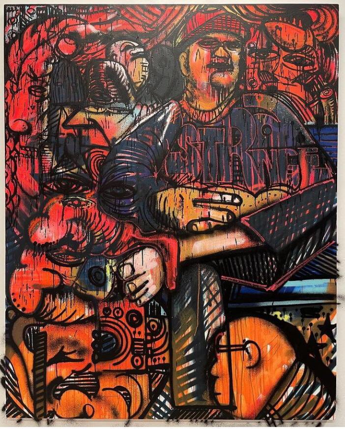 ReillyJoint's tweet image. Wonderful piece by BlusterOne @JamesKAlicea #graffitiart #hiphop #artwork