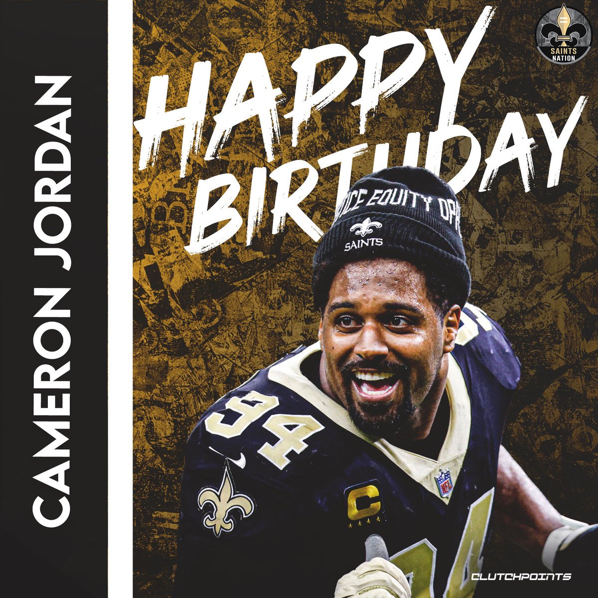 Saints Nation, let wish a very happy 33rd birthday to Cameron Jordan 