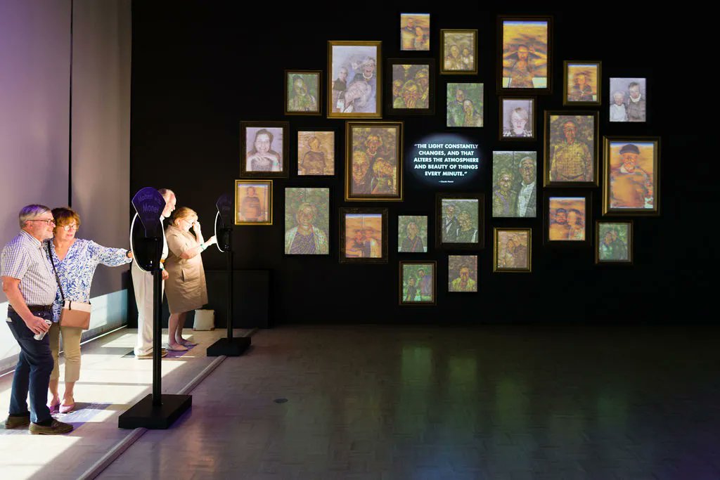 MONET &amp; FRIENDS ALIVE | Newfields just introduced a new exhibit in their immersive gallery, The Lume, featuring the artwork of Claude Monet. What a gorgeous opening event!

Book your commercial shoot today. Available summer and fall slots. Contact us buff.ly/3Lqzk6a