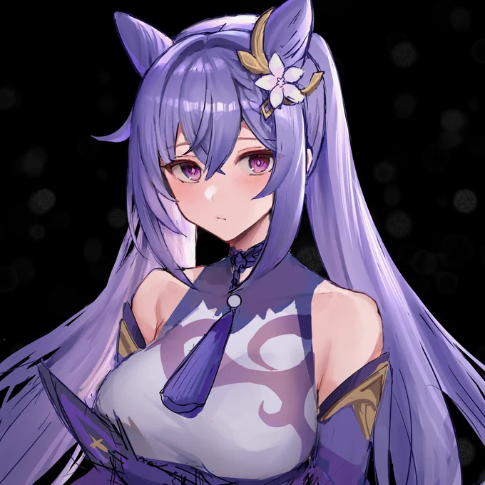 顔だけ練習 刻晴ちゃん 