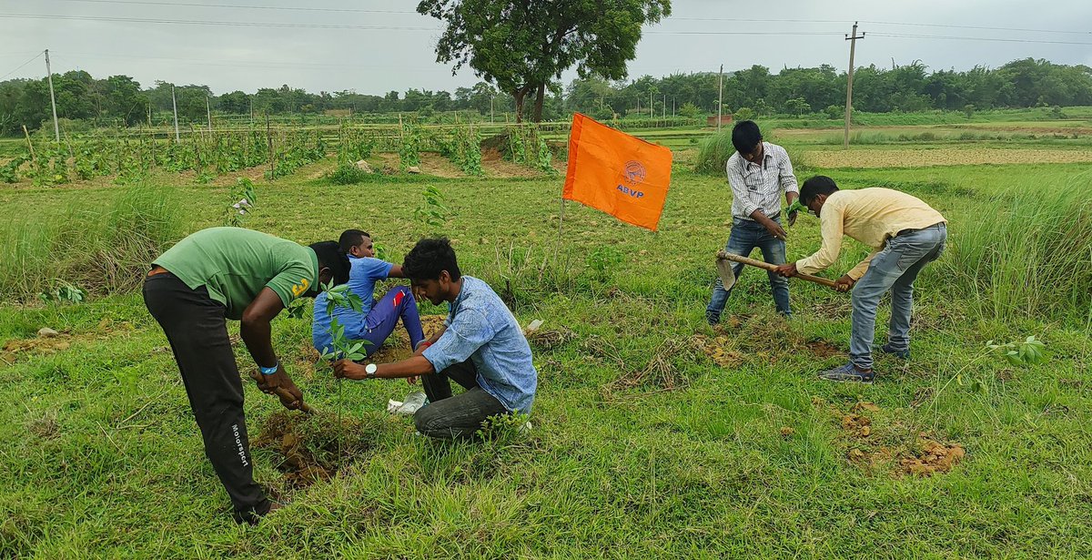 UtpalBrmn's tweet photo. अखिल भारतीय विद्यार्थी परिषद (ABVP) के अमृत महोत्सव के अवसर पर दक्षिणबंग प्रांत की झालदा नगर शाखा द्वारा 275 वृक्षारोपण कार्यक्रम किए गए।
#75YEARSOfABVP
#ABVPPurulia
@ABVPAssam
@iGovindaNayak https://t.co/LvwTYCcl7w