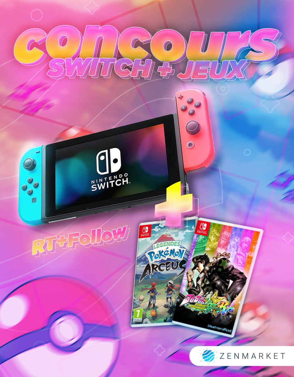 KonoYimeDa's tweet photo. 🎁 CONCOURS 🎁

↪️ RT + FOLLOW @zenmarket_fr et  @konoyimeda pour tenter de gagner :

Une SWITCH + 2 JEUX !

📅 Tirage au sort dans 7 jours https://t.co/VxLlAFeCuA