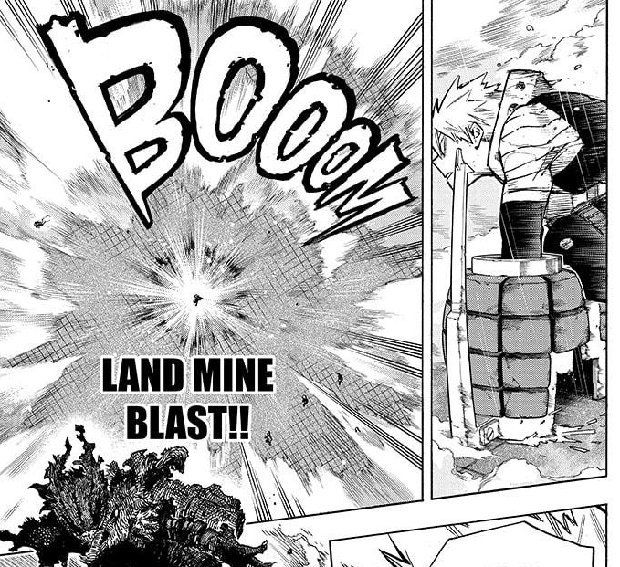 Dark Deku and Bakugo doing a 'Land Mine Blast' figurines!! Exclusive manga merch, oooh!! 👁️👁️ 