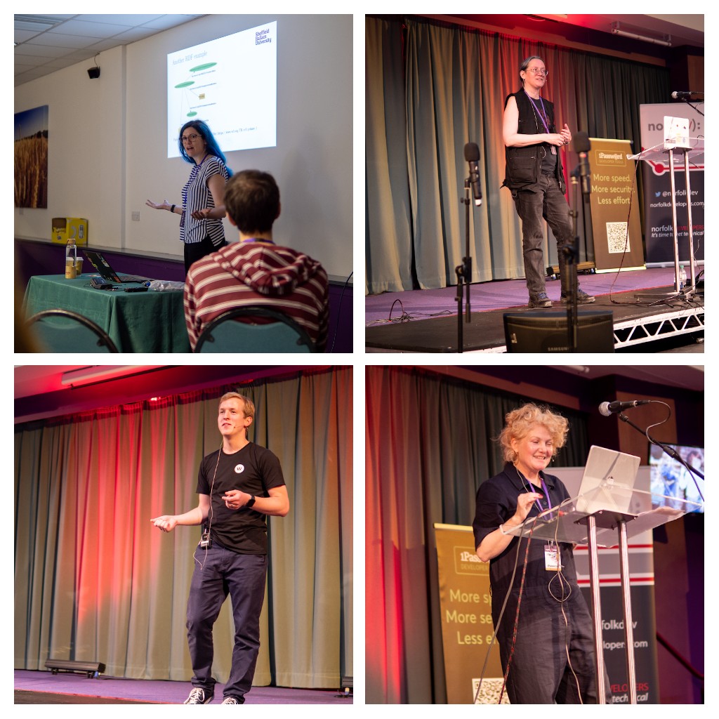Some absolutely sublime talks on a great array of topics, #wellbeing, #DataScience, #frontend &amp; #backend, #scale &amp; so many more!

Our thanks to the speakers for offering their time and knowledge to us ❤️