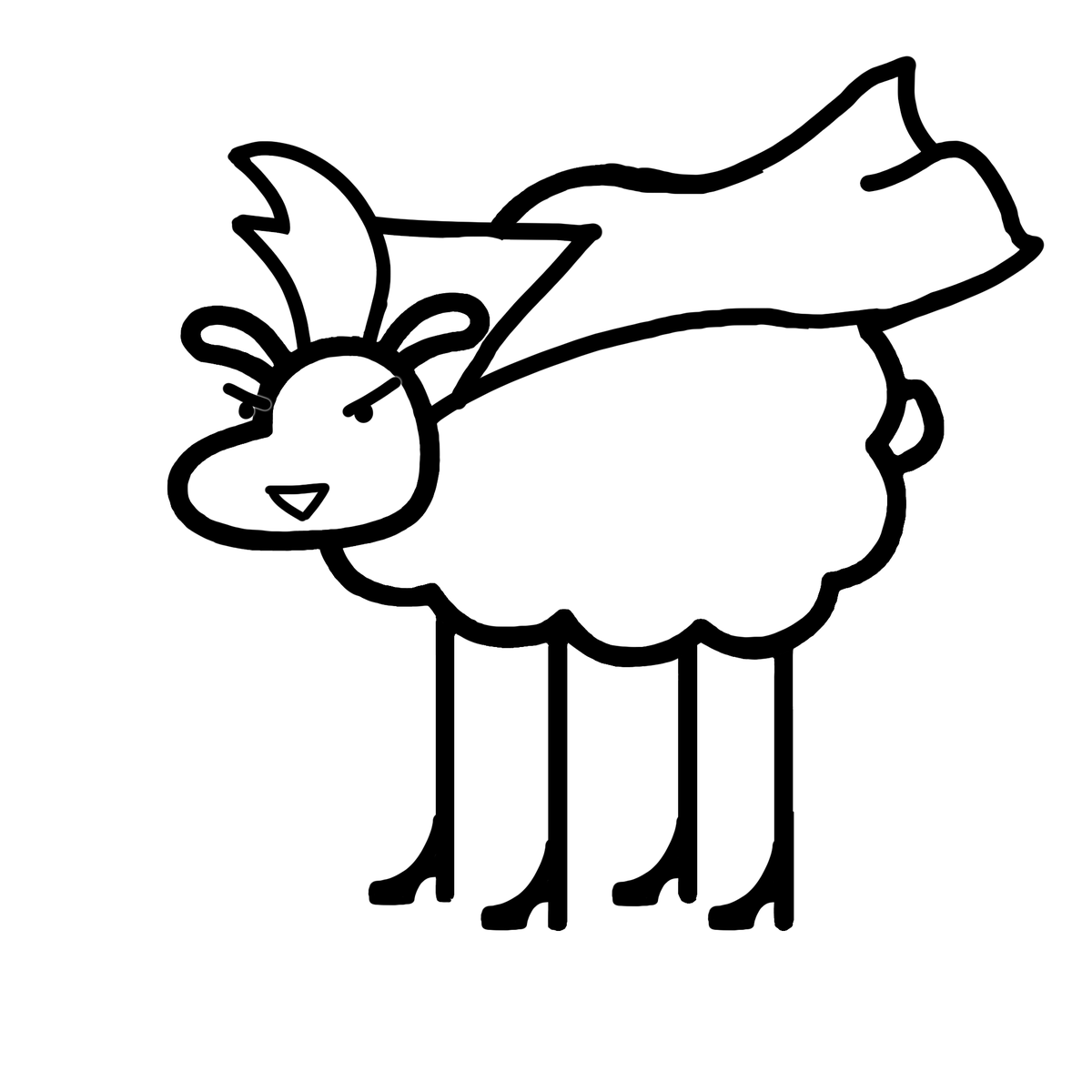 _BeBeSheep_'s tweet photo. I'm a super sheep！

#NFTs  #NFT  #Ethereum #NFTProject  #OpenSeaNFT  #FreeMint https://t.co/yVhn7fbRm4