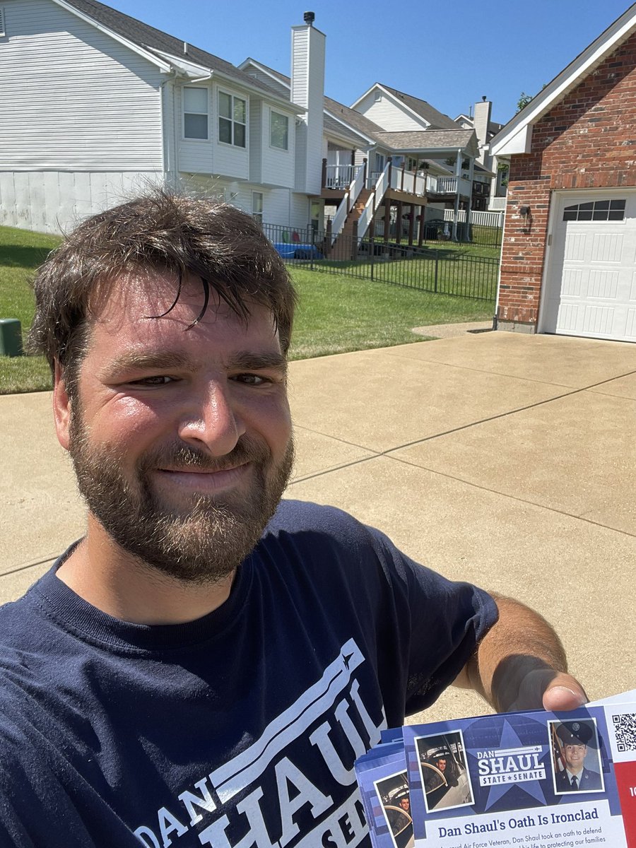 Another day….  More doors. <a href="/DanShaulMO/">Dan Shaul</a> is the commonsense conservative Jefferson County needs in the State Senate. #TeamShaul #moleg