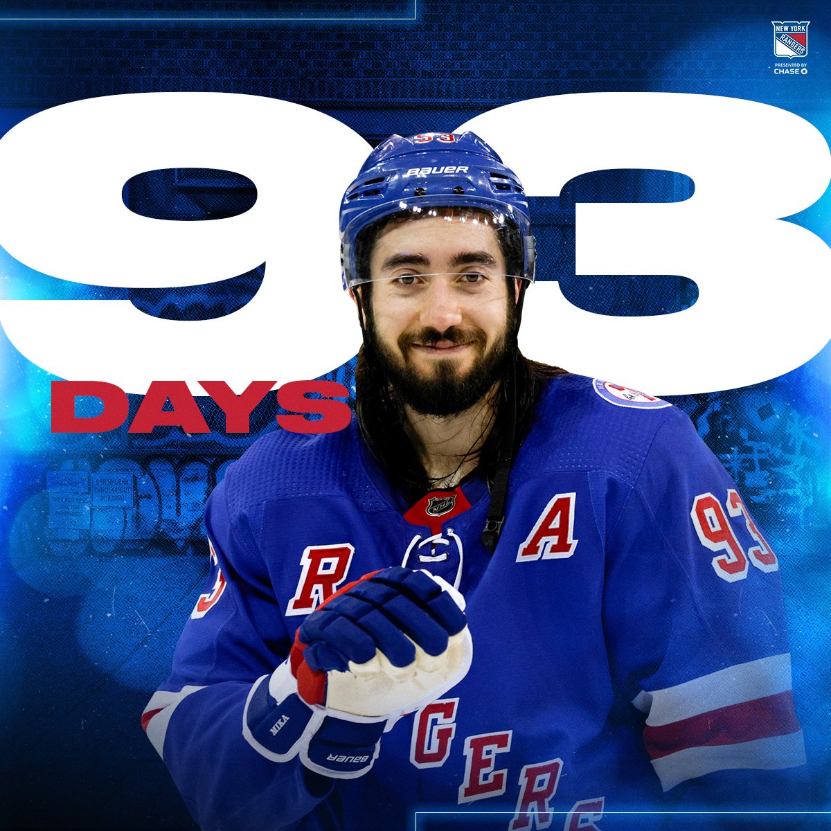 NYRangers's tweet photo. Let the countdown begin. 😏 https://t.co/WJyKIZeJWg