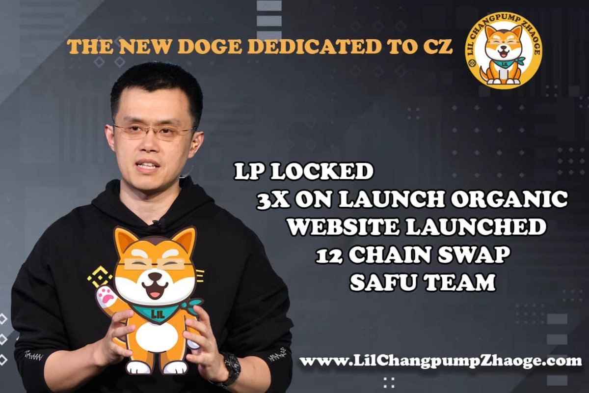 somebig4's tweet photo. @CryptoXMad Hidden BSCgem #notyouraveragememecoin #LilChangpumpZhaoge with SAFU Devs @LilChangPZhaoge. https://t.co/olNZvIBrHS