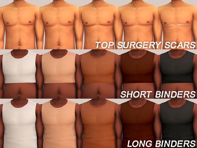 Maxis binder vs. CC binder vs. No binder: A side-by-side comparison :  r/Sims4