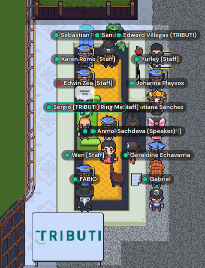 cosmoscalibur's tweet image. Chuzo lleno de @tributi_online en @pyconcolombia 2022 #PyConColombia2022 #DeclararRenta #DeclaracionRenta