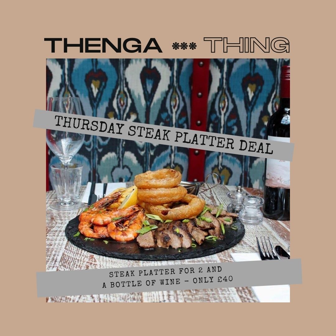 lovehoole (@lovehoole) on Twitter photo It's the #thengathing at <a href="/thesuburbsCH2/">The Suburbs</a> today - sharing steak platter and a bottle of wine for Β£40. It's the #thengathing at <a href="/thesuburbsCH2/">The Suburbs</a> today - sharing steak platter and a bottle of wine for Β£40.