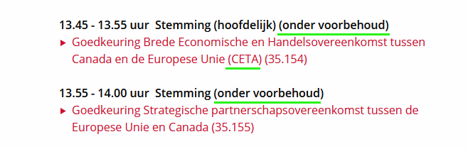 no2iia's tweet photo. On Tuesday the #Netherlands intend [still to be confirmed] to agree to the marginally modified #ISDS mechanism of #CETA
Sadly instead of looking what actually is on the table, discussion in senate seems to be dominated by Dutch party politics 
https://t.co/ye6RTVwcqv 

#stopISDS https://t.co/Ez5lq689fO