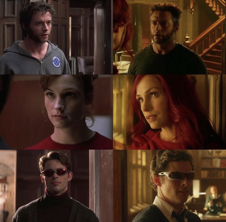 xmenarchive's tweet image. x-men 2000           x-men: dofp 2014