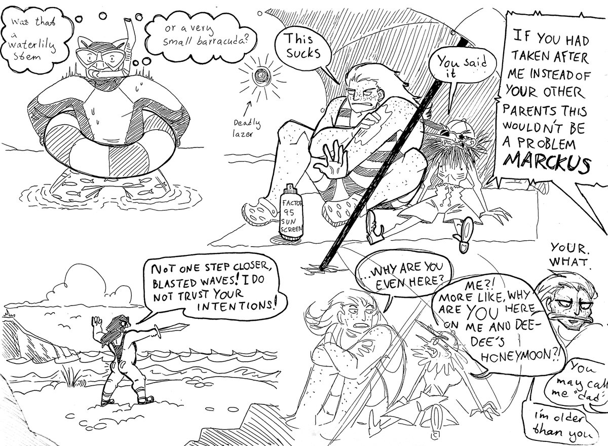 BockDraws's tweet photo. I think I fucked up trying to send this, so let's try again.
#Huntertheparenting https://t.co/rrmToChHY3