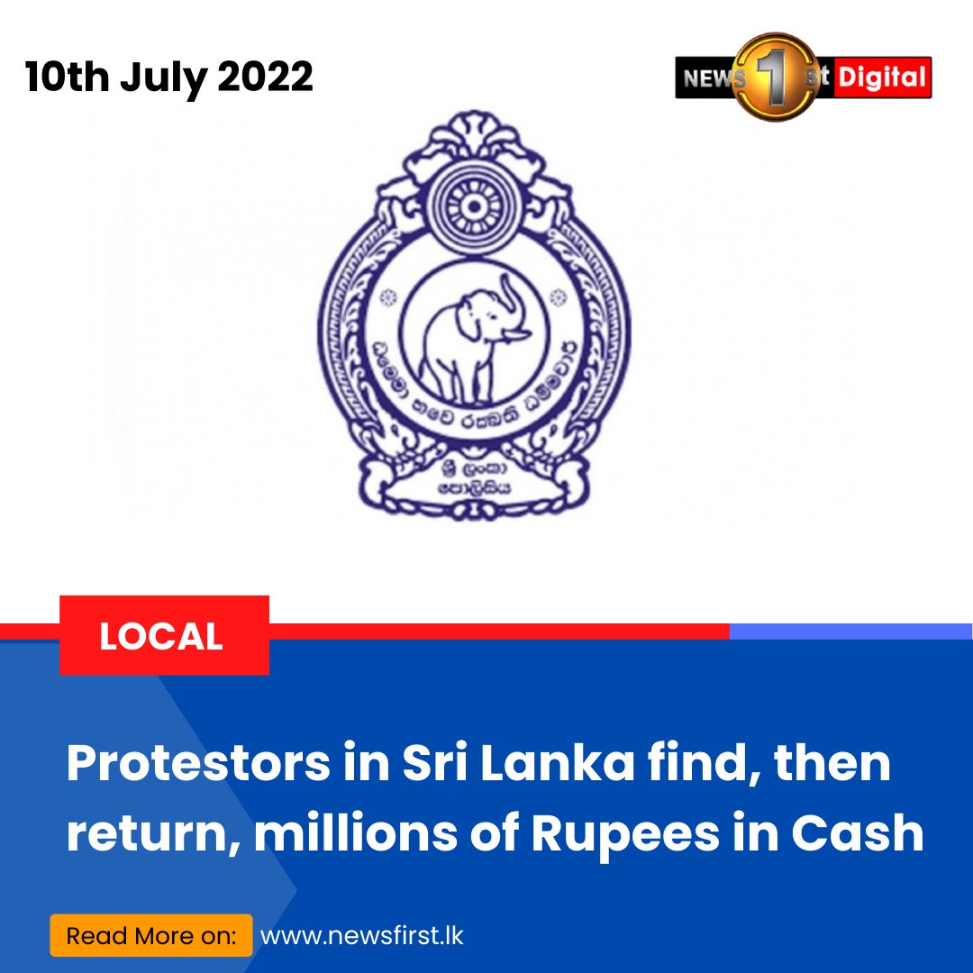 Protestors in Sri Lanka find, then return, millions of Rupees in Cash

Details:news1st.lk/3PbmdIg

#lka #SriLanka #SLnews #News #News1st #Protest #ProtestLK #Police