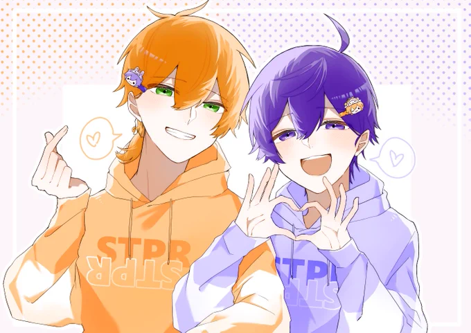 ななジェル真ん中ばーすでー💜🧡
また2人の会話が聴きたいなぁ💭
(過去絵で申し訳ないです…) 