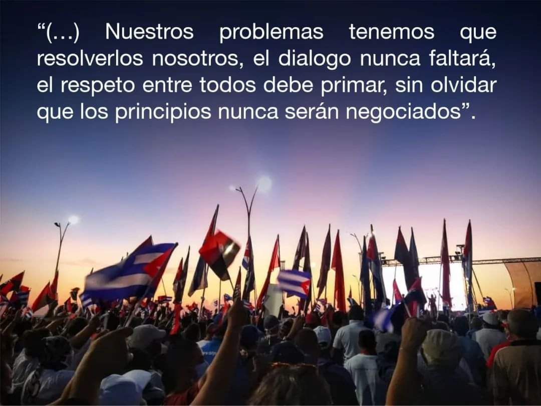 Somos y seremos un eterno Baraguá #CubaPorLaPaz #dpeStgo #CubaMined