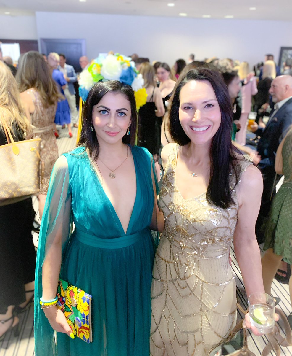 sabrinarmf's tweet photo. Here’s me and my brilliant friend @KyraZagorsky at #filmprom. Kyra accepted the Leo won by her husband, the equally brilliant @PatrickSabongui. It was the first of three Leos won by our table (#table21 babyyyyy!). https://t.co/MwmhNVG6Du