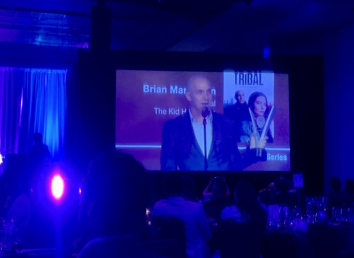 sabrinarmf's tweet photo. No one cheered louder than #table21 when @MrL080 and @BrianMarkinson won their Leos. So wonderful to see these gents recognized for their damn fine work. #filmprom https://t.co/5RaPfpyTrB