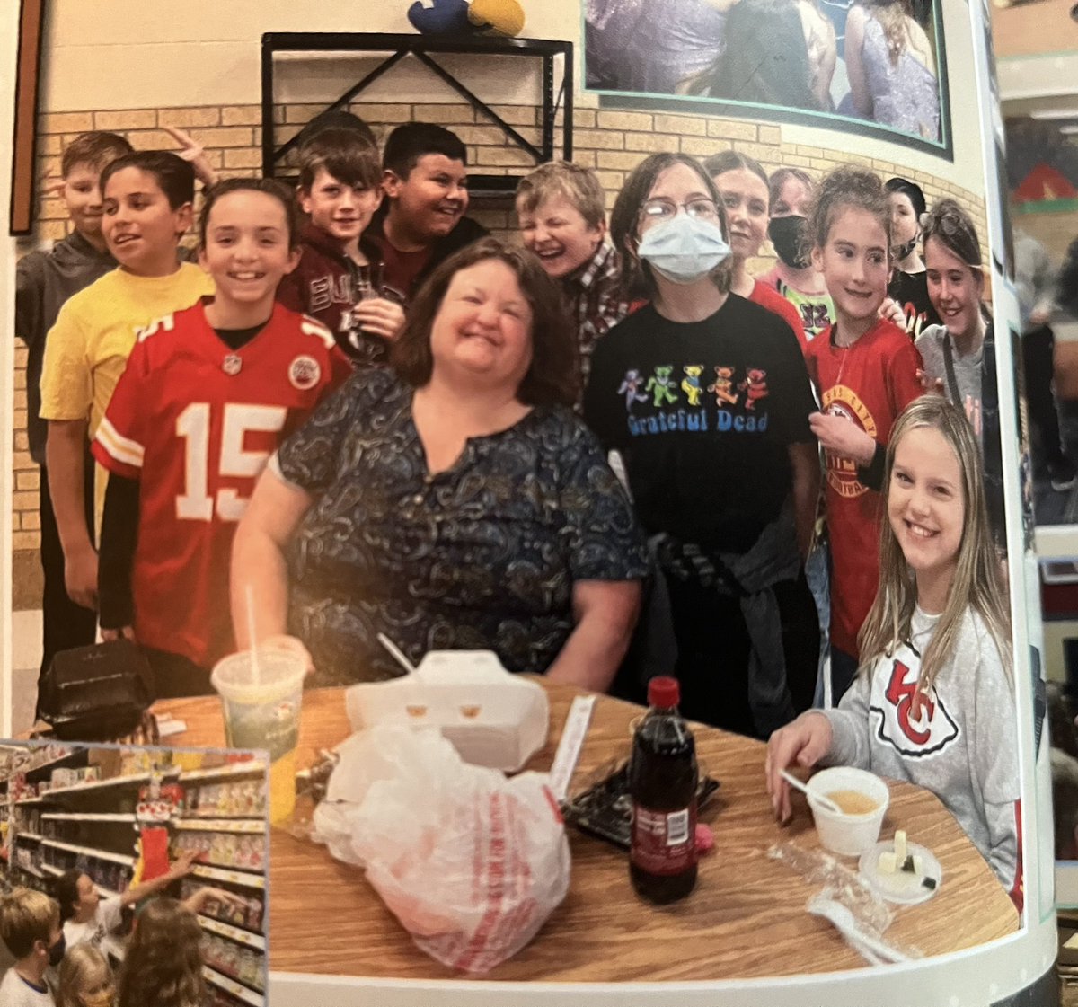 PrincipalPaul's tweet image. Flipping through the #UVlearn yearbook a little this AM and these are three pix that really got me. Talk about a loving school community!!!