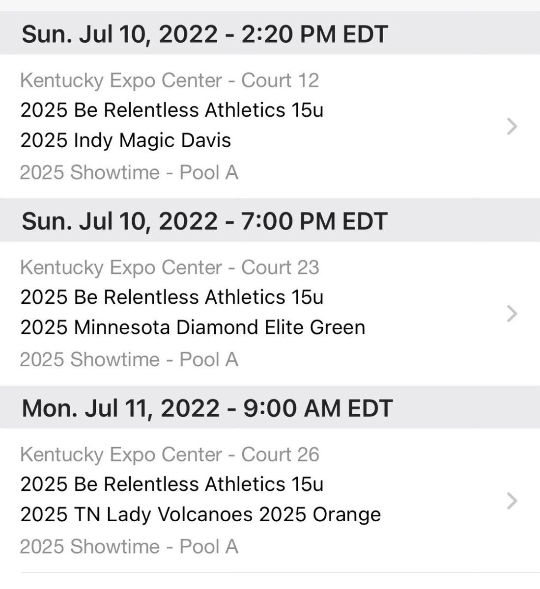 Kaili Hill (@kaili6hill) on Twitter photo Coaches!!! Here’s our schedule for <a href="/BattleInTheBoro/">Battle in the Boro</a> ⬇️⬇️⬇️
<a href="/PGH_NC/">Prep Girls Hoops North Carolina</a> <a href="/WBBgems/">Womens Hoops Hidden Gems</a> @BeRelentlessAAU @me_wbb <a href="/boostwbb/">Recruiting Boost WBB</a> <a href="/worldexposurewb/">World Exposure Report Women’s Basketball</a> @CarolinaGHoops Coaches!!! Here’s our schedule for <a href="/BattleInTheBoro/">Battle in the Boro</a> ⬇️⬇️⬇️
<a href="/PGH_NC/">Prep Girls Hoops North Carolina</a> <a href="/WBBgems/">Womens Hoops Hidden Gems</a> @BeRelentlessAAU @me_wbb <a href="/boostwbb/">Recruiting Boost WBB</a> <a href="/worldexposurewb/">World Exposure Report Women’s Basketball</a> @CarolinaGHoops