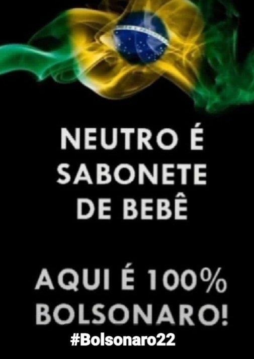 SemogNotlim's tweet image. #BolsonaroReeleitoEm2022 
#BolsonaroNoPrimeiroTurno 
#BolsonaroTemRazao 

Me segue que eu te sigo.
JUNTOS por um Brasil melhor...