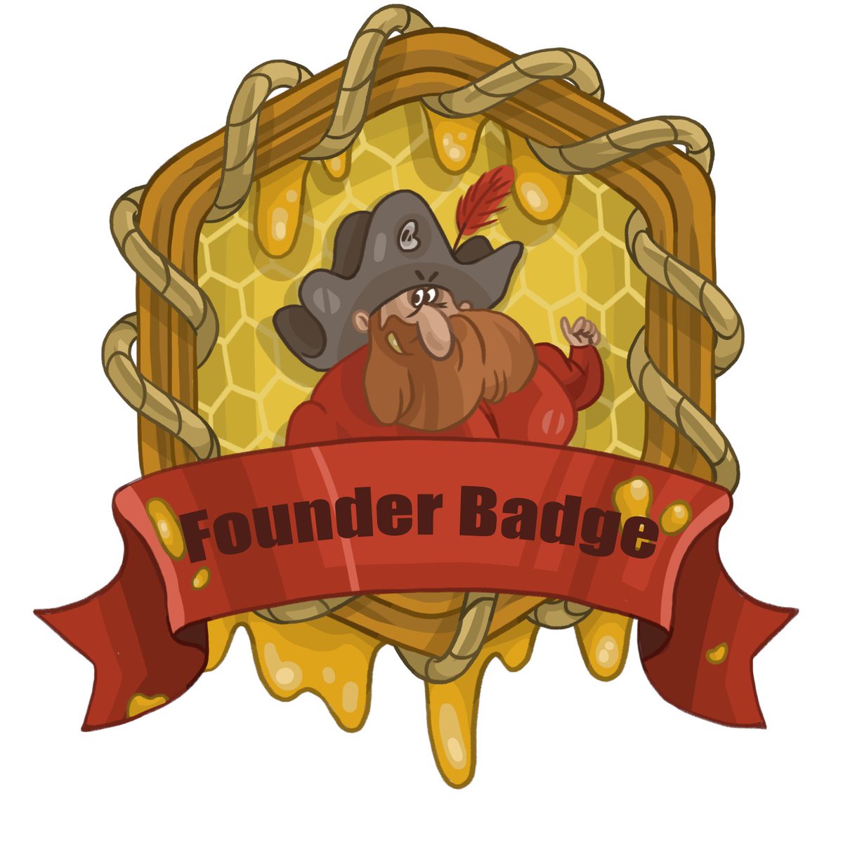 📣Massive #Airdrop 
🎁Exclusive guaranteed free Founder Badge #NFTs for all! 

To Enter:
✅RT this message and tag 3 friends
✅Join our Discord discord.gg/4GpkuXcmUN 
✅Follow instructions: captainhoney.net/fb

⏰July 10 - 24

#wax #PlayToEarn #nftgame #CaptainHoney #WAXP