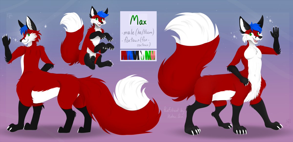 WaterdropD's tweet image. Sona update tweet! Here are both of my sonas: Waterdrop, a celestial shapeshifter, and Max, a nerdy arcanist foxtaur. 
(Backgrounds in the comments)