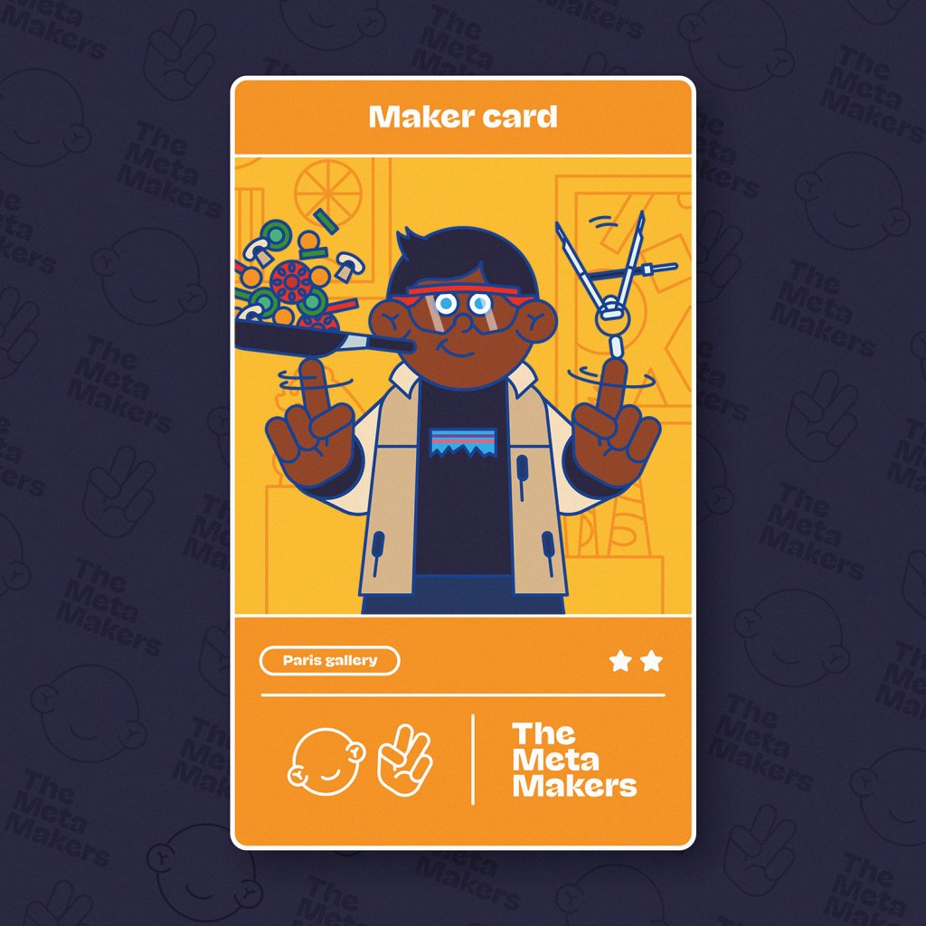 Adi (@wtspoppin4) on Twitter photo I love my cards so much! <a href="/the_metamakers/">The Metamakers · SOLD OUT</a>
They could represent me at all 😍
Now you all know what am I doing in the real world hahaha 😎 #NFT I love my cards so much! <a href="/the_metamakers/">The Metamakers · SOLD OUT</a>
They could represent me at all 😍
Now you all know what am I doing in the real world hahaha 😎 #NFT