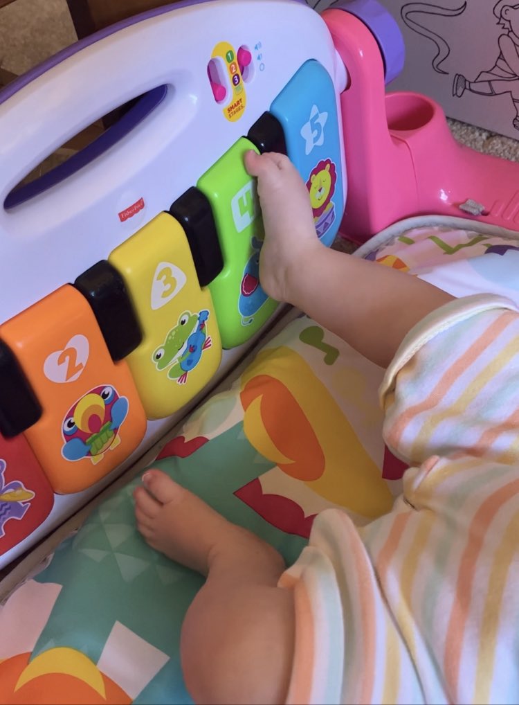 TheScribblerCMB's tweet photo. Bella is playing her little #piano with her feet today. 🎹 🦶Watching her, a certain #quote comes to mind. 😂
“If I’d ever learnt, I would have been a true proficient.” 🤣
#PrideandPrejudice #JaneAusten https://t.co/tuirih89QR