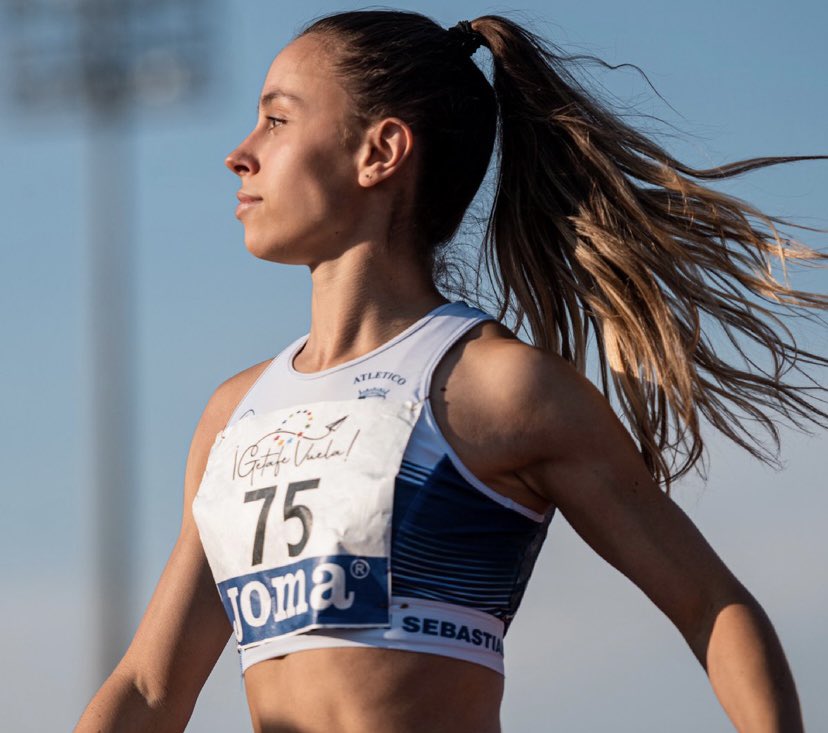 PedroGabilondoP's tweet photo. Sub23 @AitanaRodrigo vizcaína del @Atletiko_SS_atl ha conseguido el doblete en velocidad. Tras ganar ayer los 100 m. hoy se ha impuesto en los 200 metros con 23.62, récord de los campeonatos, mejorando su marca personal de 23.82. https://t.co/lRjxG7GM8V