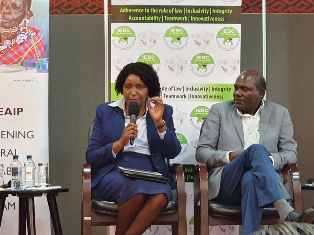 ECZ Comm. Amb. Ndiyoi Mutiti is at an Independent Electoral &amp; Boundaries Commission (IEBC) media - stakeholder engagment in Kenya. 

She is sharing Zambia's experience themed "EMB's experience on the effects and impact of media and opinion polls during elections".