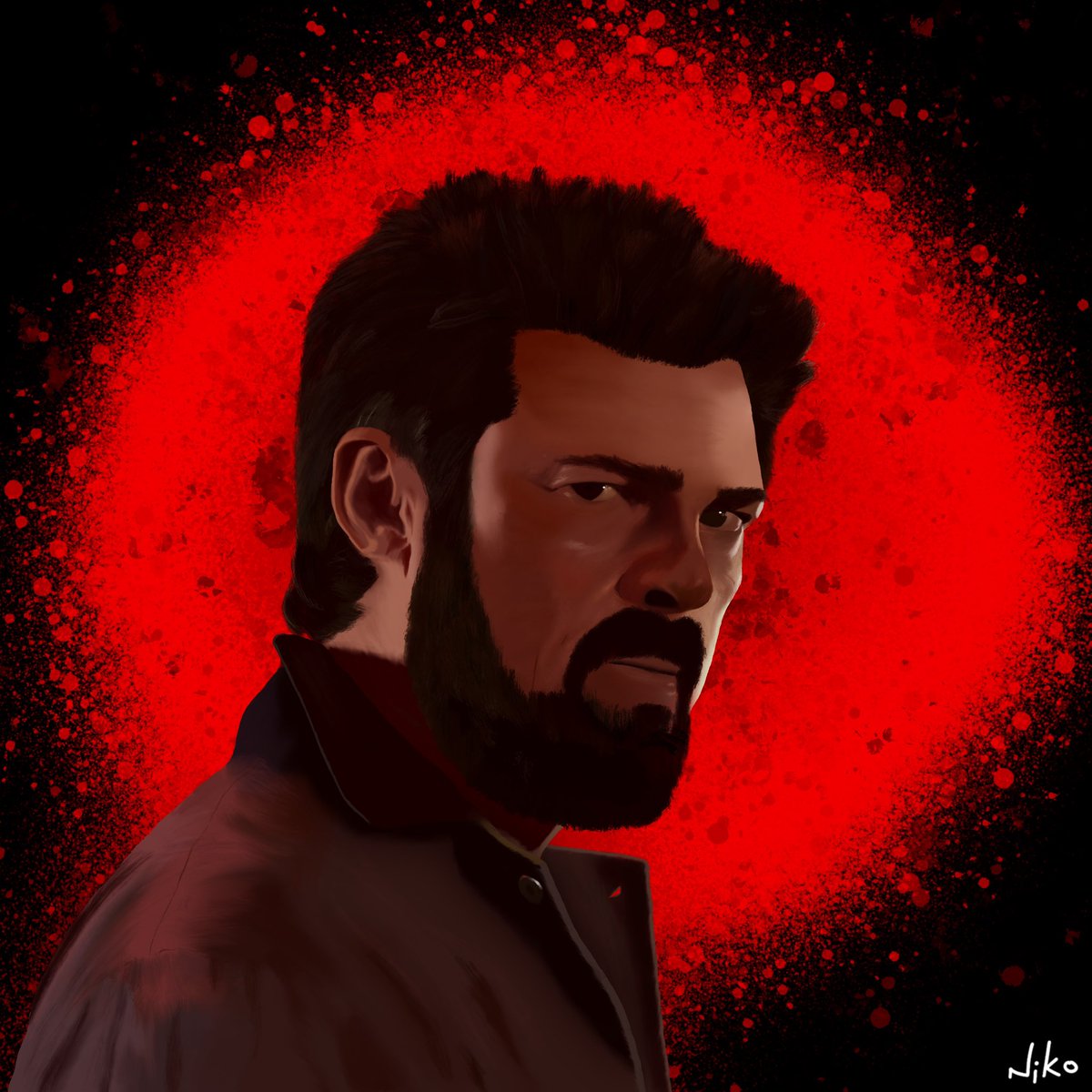 niko_dzn's tweet photo. The Butcher 🧪

A finished portrait of @KarlUrban from Amazon’s @TheBoysTV 

#TheBoys #Oi https://t.co/65vE54FsZQ