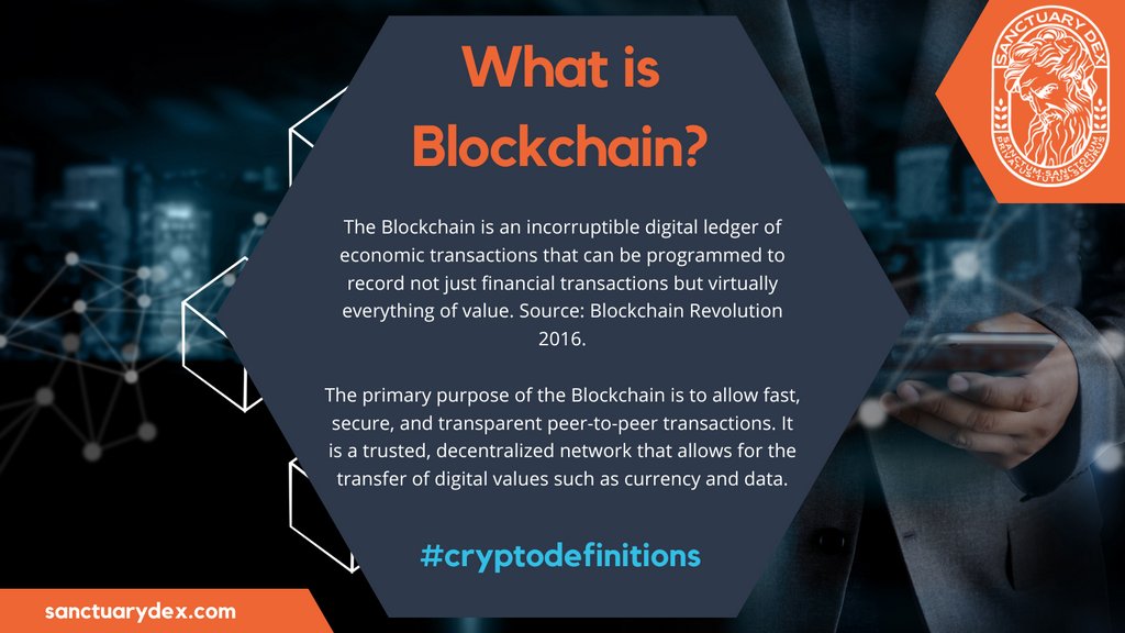 SanctuaryDEX's tweet image. The Blockchain is an incorruptible digital ledger of economic transactions.

#cryptodefinitions #understandingcrypto #sanctuarydex #SDEX #crypto #cryptocurrency #learning #learningaboutcrypto 

bit.ly/3uttIm6