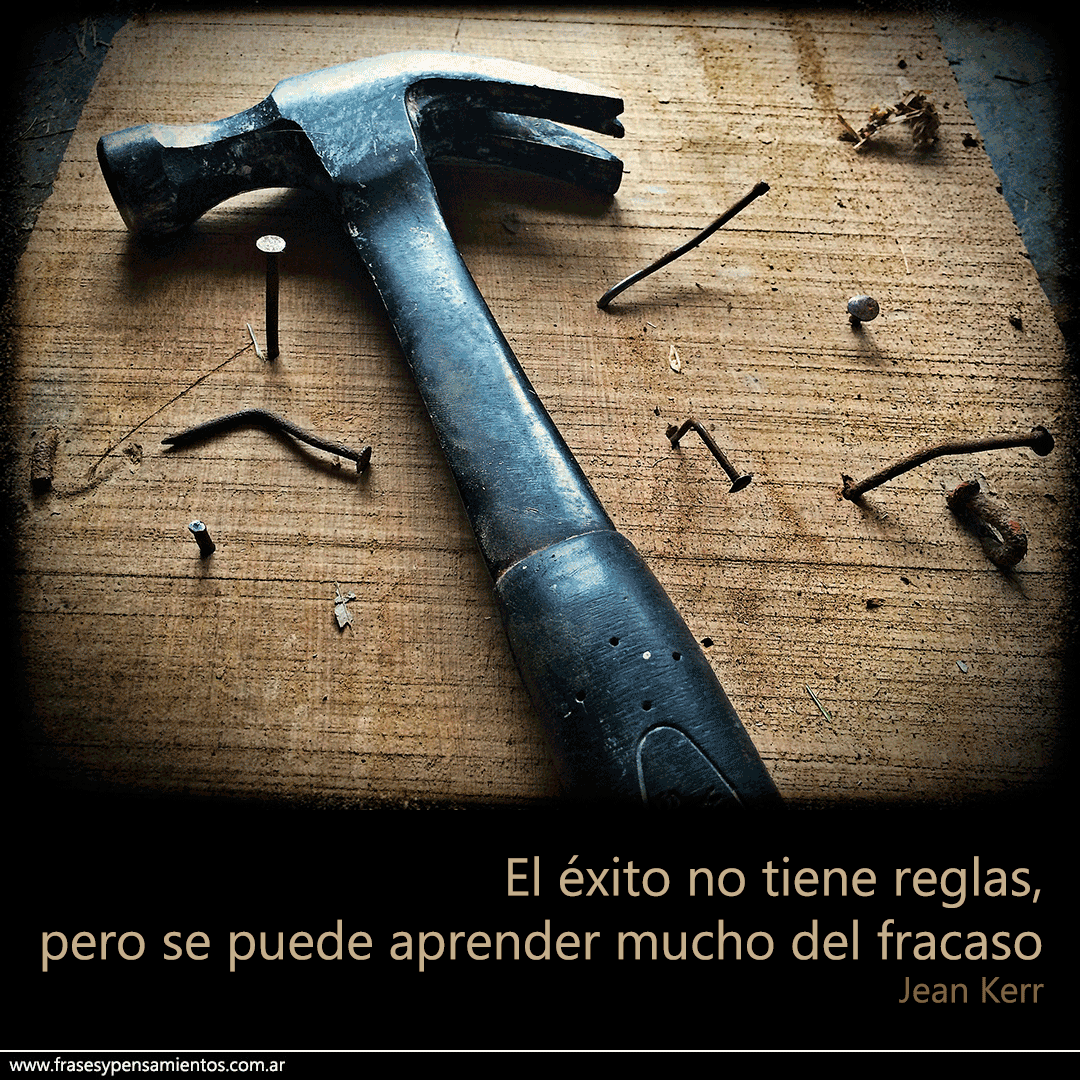 frasesyp's tweet photo. #jeankerr (1922-2003) - El éxito no tiene reglas, pero se puede aprender mucho del fracaso. https://t.co/AWqJdGXVzY https://t.co/VJgzFcgFMY