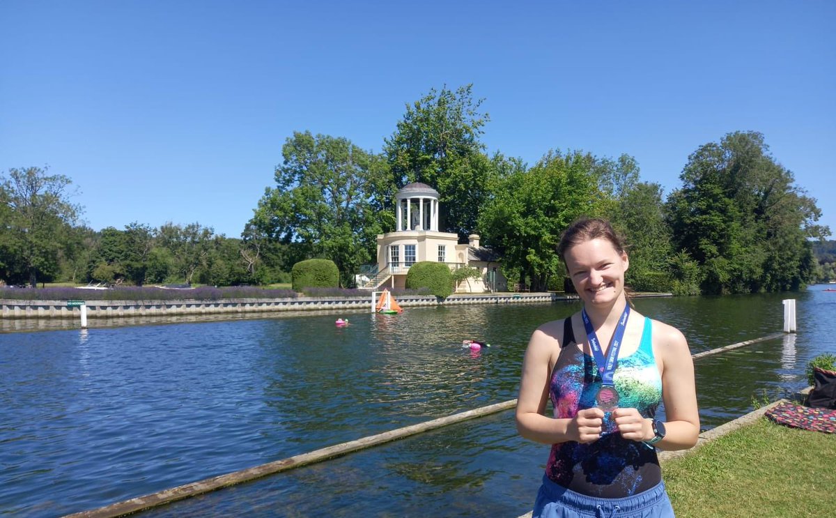 CallyMasters's tweet photo. Well done Nirmal and Cassandra who swam today’s Henley mile @HenleySwim #henleyswimfestival https://t.co/3JwLwwLYSI
