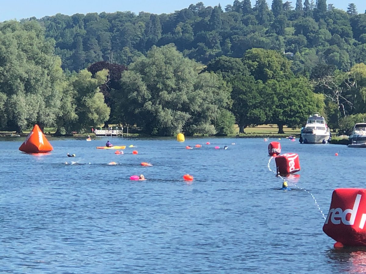 Well done Nirmal and Cassandra who swam today’s Henley mile @HenleySwim #henleyswimfestival
